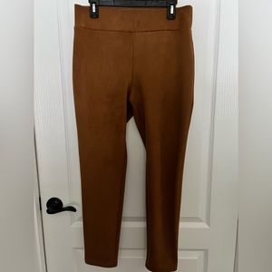 Suede Brown/Camel Leggings